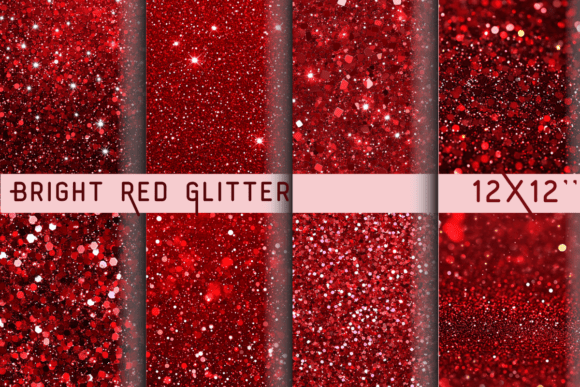 Download Bright Red Glitter Background - Red Collection
