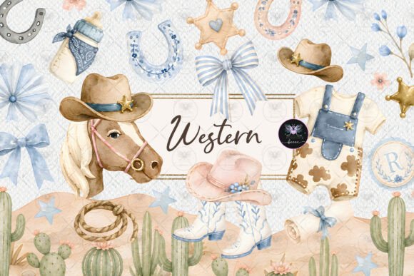 Download Western Baby Shower Clipart - Shower Collection