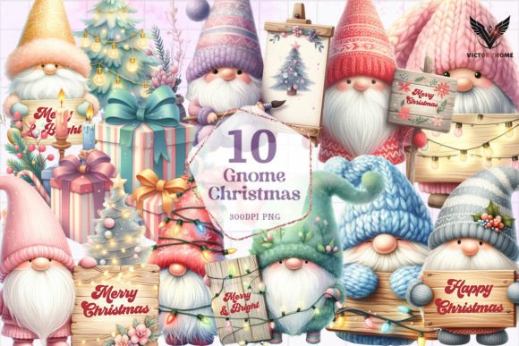 Download Gnome Christmas Sublimation Clipart PNG - Gnome christmas Collection