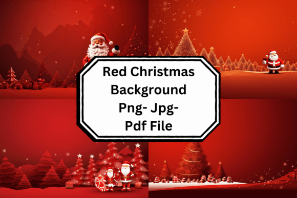 Download Red Christmas Background - Red Collection