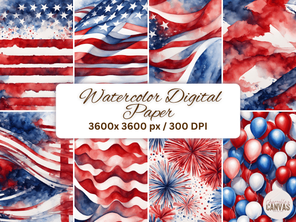 Download Watercolor Red White &amp; Blue Backgrounds - Red Collection